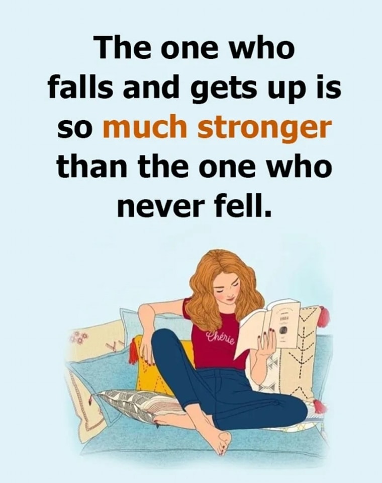 The One Who Fells-Women Quotes-Girls Quotes-Stumbit Women and Girls